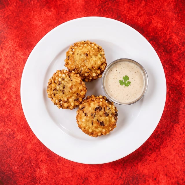 Sabudana Vada.