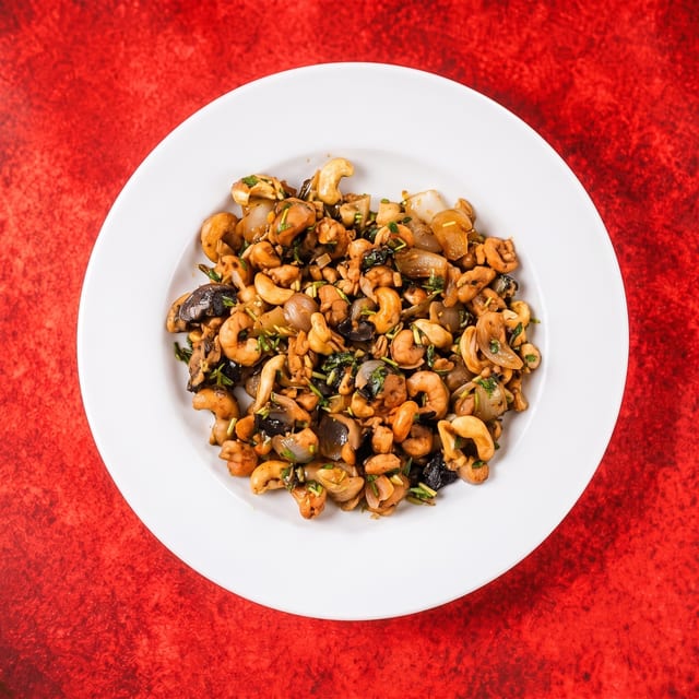 Karvepaku Kaju Shrimp.