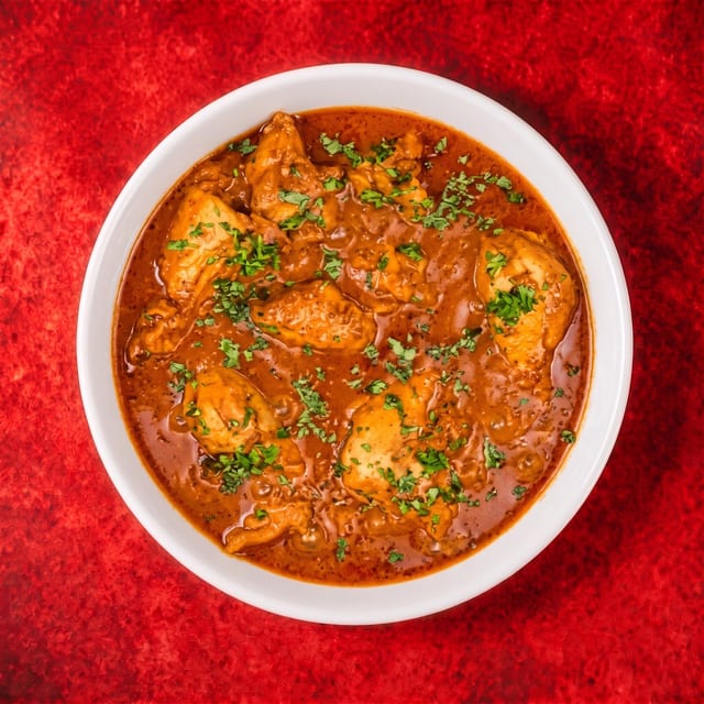 Andhra Chicken Curry.