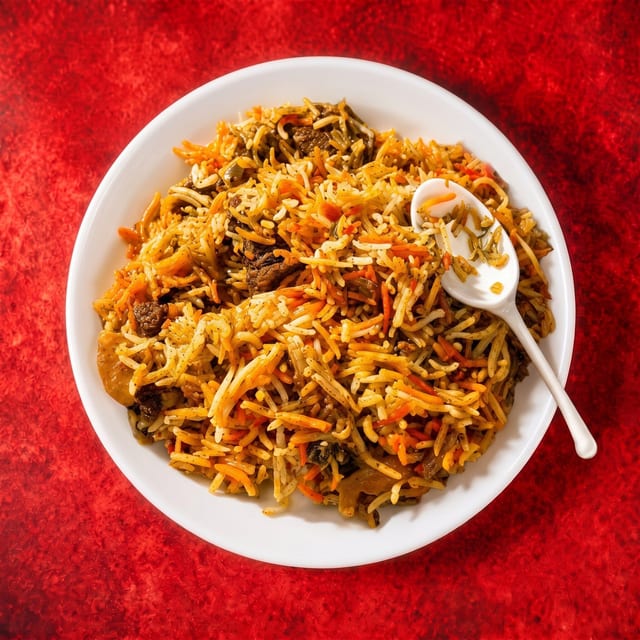 Goat Biryani.