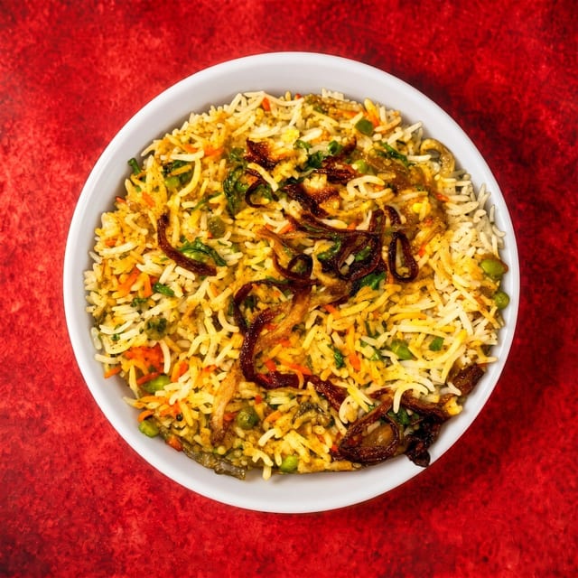Veg Biryani.