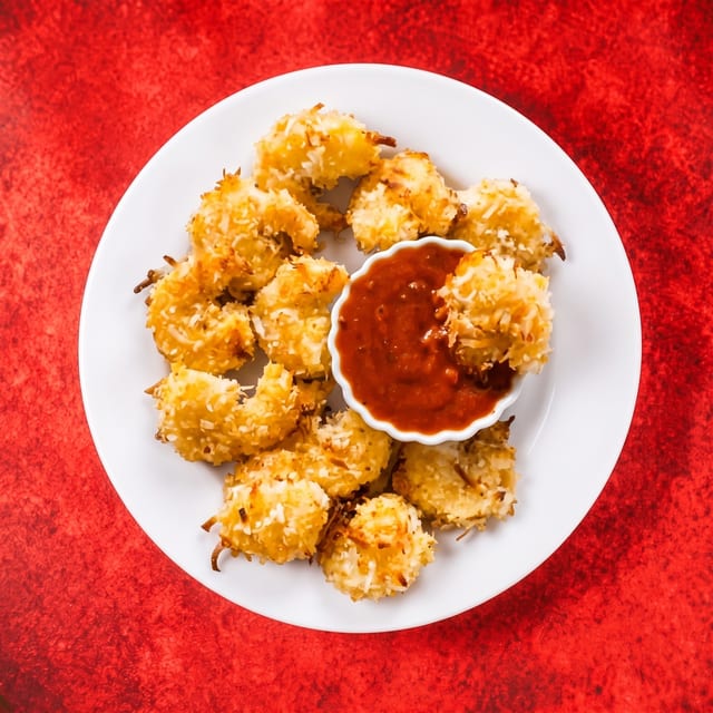 Crispy Coconut Shrimp.