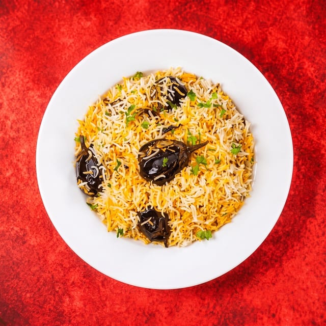 Gutti Vankaya Pulao.